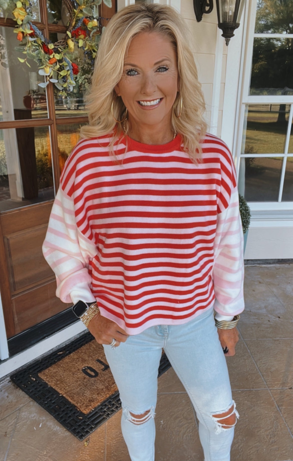 REMY STRIPE SWEATER