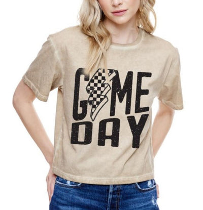 Game Day Crop Tee