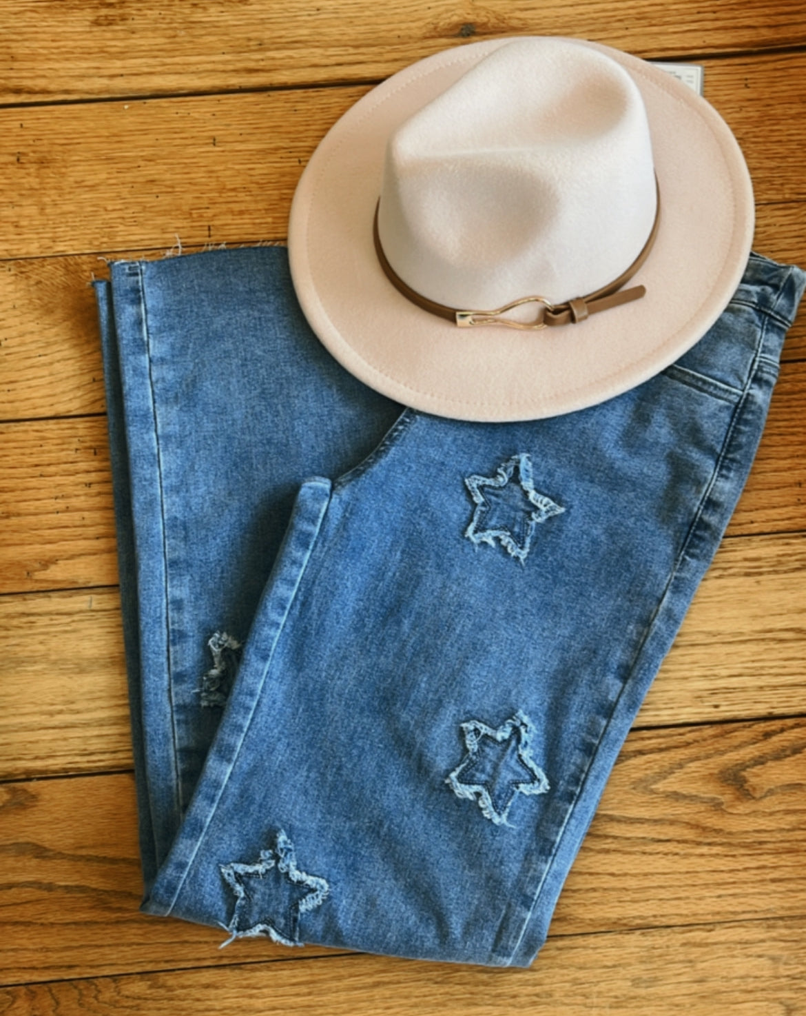 STAR PATCHWORK JEANS