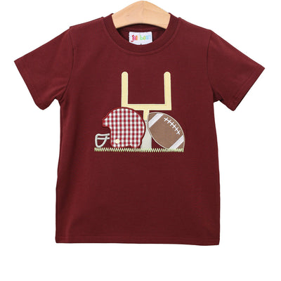 TOUCH DOWN TEE - MAROON