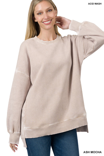 OPAL PULLOVER - ASH MOCHA