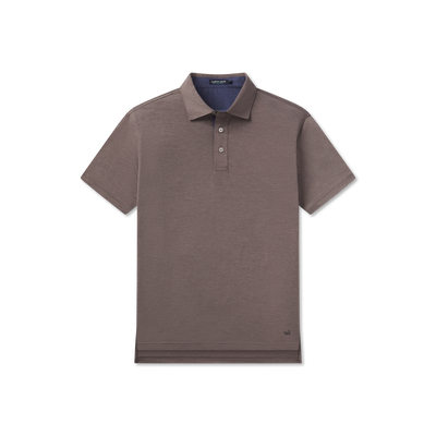 Lisbon Heather Performance Polo - DK GRAY