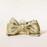 SATIN BOW CLAW CLIP