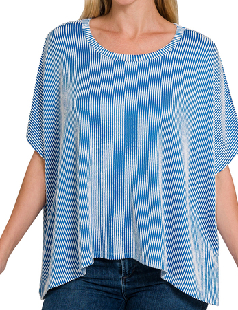 REAGAN TOP - BLUE