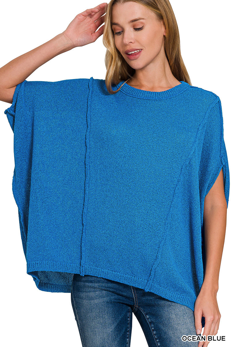 DARCY SWEATER - OCEAN BLUE