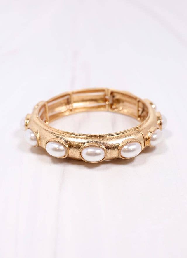 Harriette Pearl Bracelet