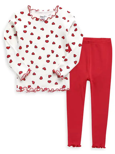 Shirring Heart Pop Pjs