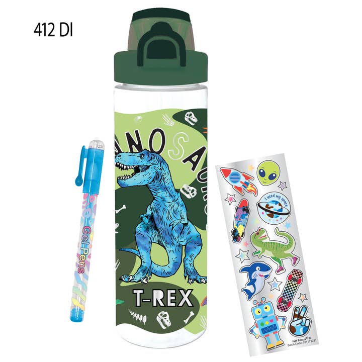 Pop-Open Water Bottle - DINO