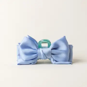 SATIN BOW CLAW CLIP