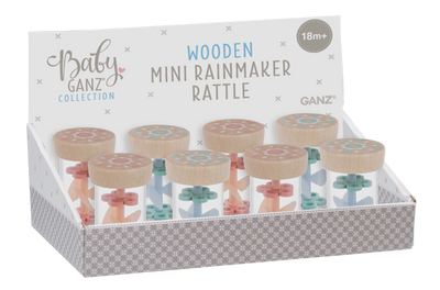 Wooden Mini Rainmaker Rattles