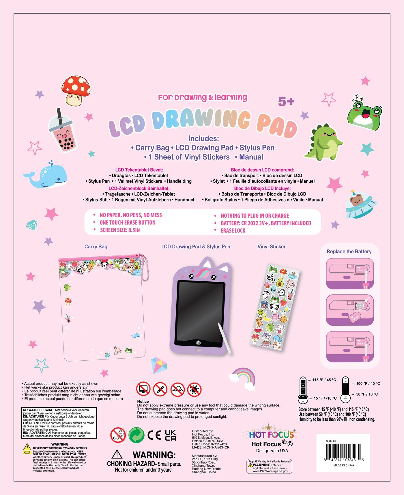 LCD Drawing Pad, Critters