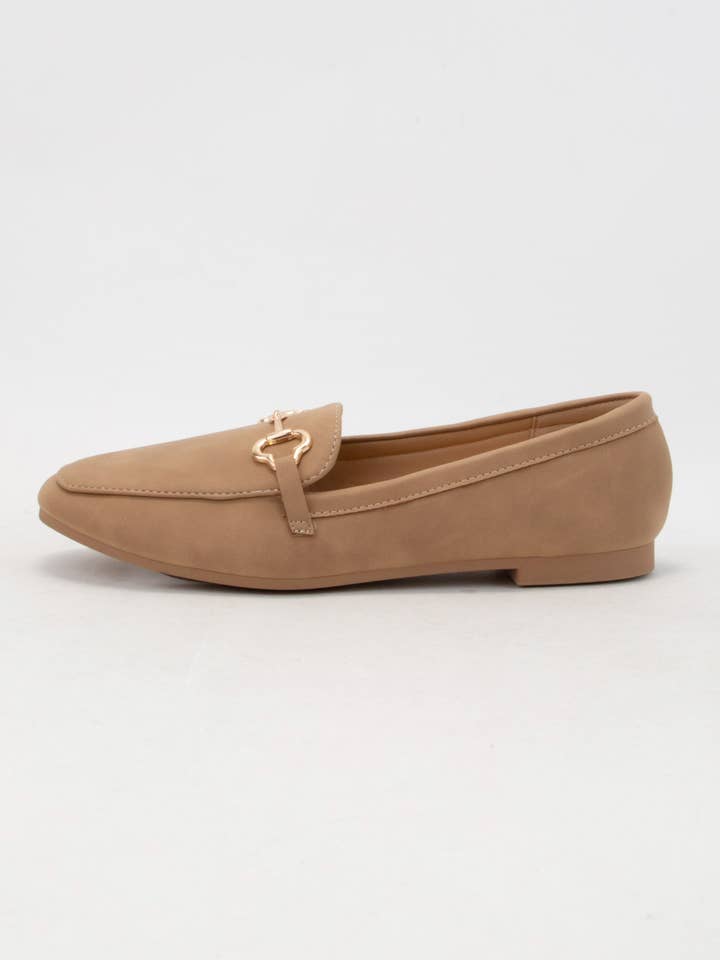 GOLDEN HORSEBIT FLAT LOAFER