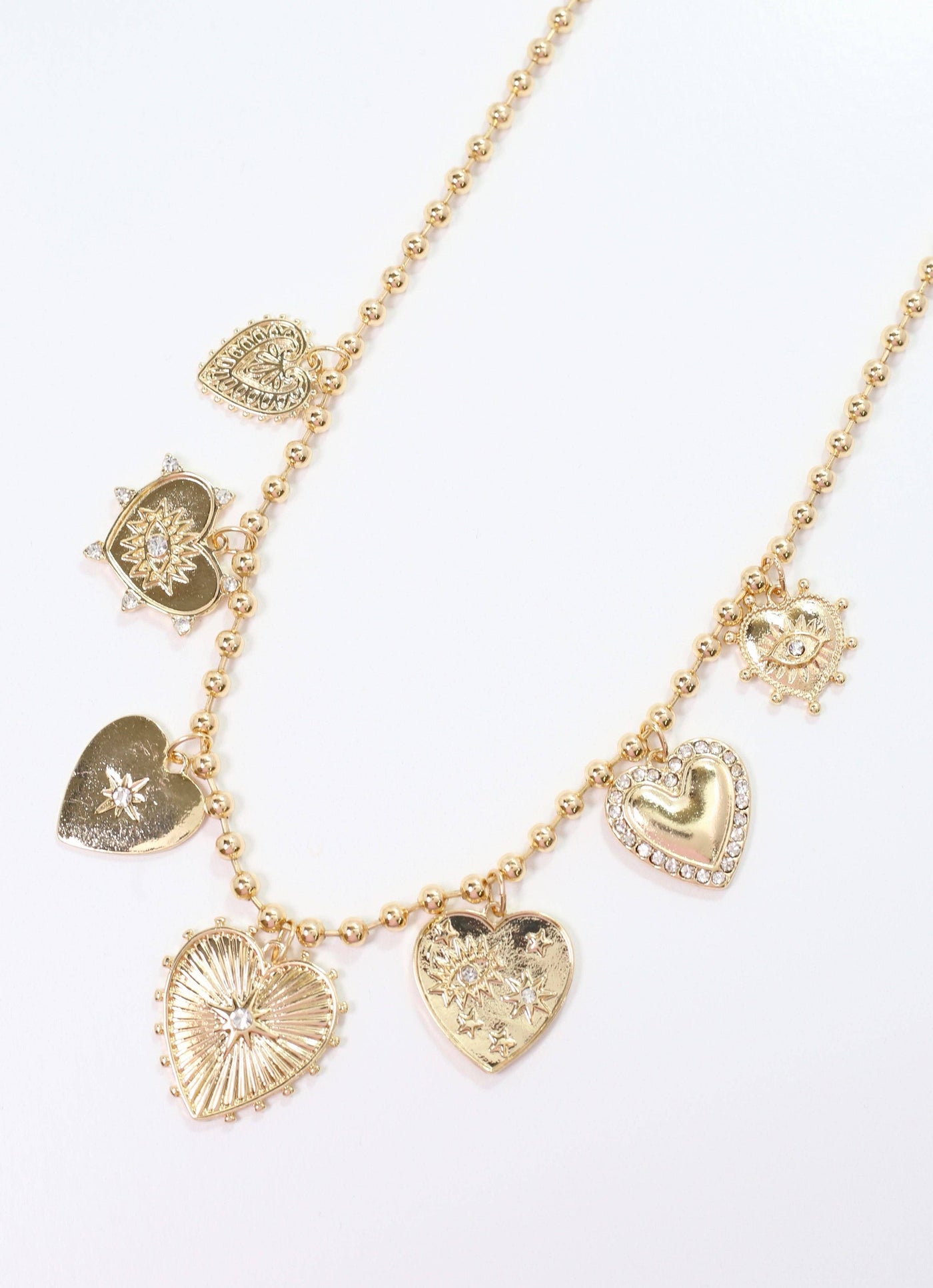 Silverstone Heart Charm Necklace