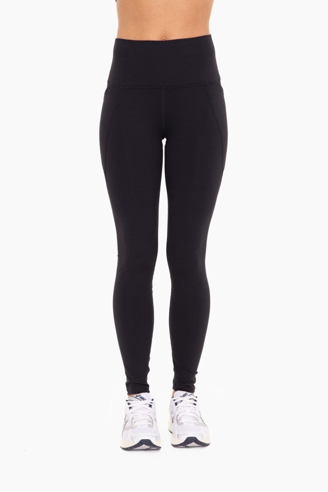 TAPERED LEGGINGS - BLACK