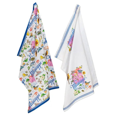 MISSISSIPPI TEA TOWEL SET OF2