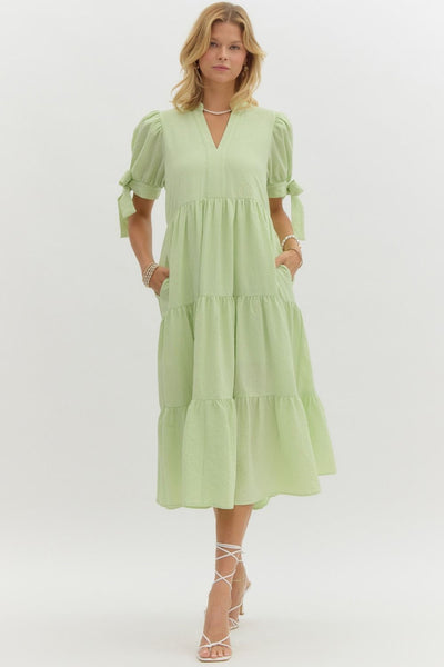 SOPHIA DRESS - GREEN