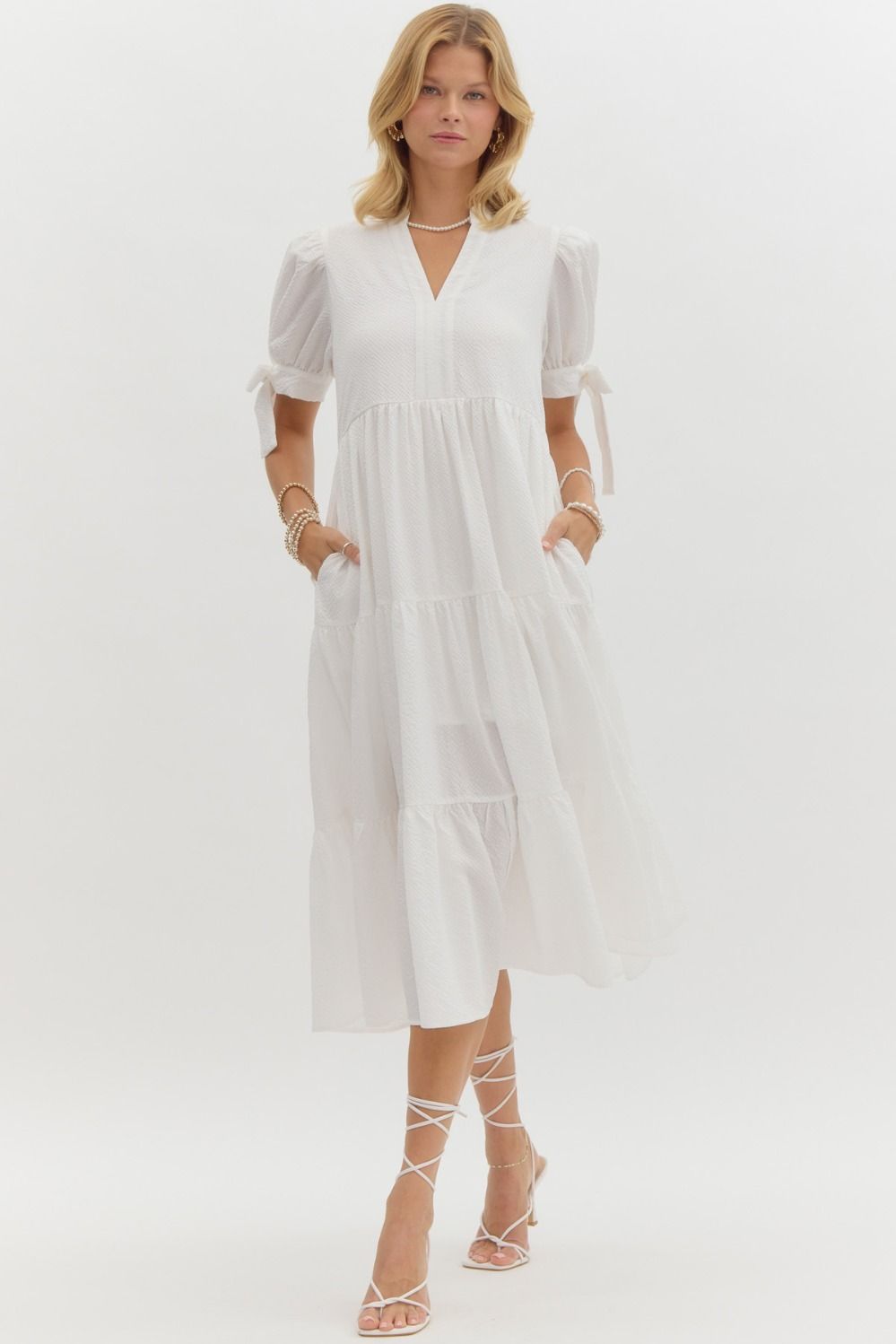 SOPHIA DRESS - OFF WHITE