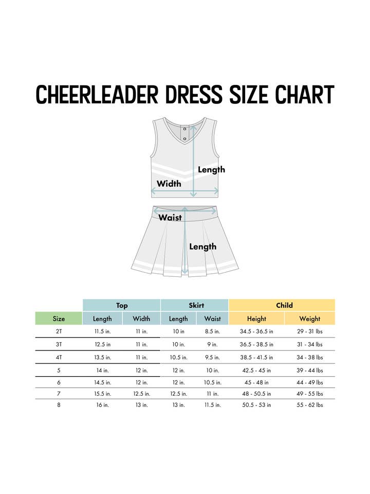 CHEER UNIFORMS - ROYAL