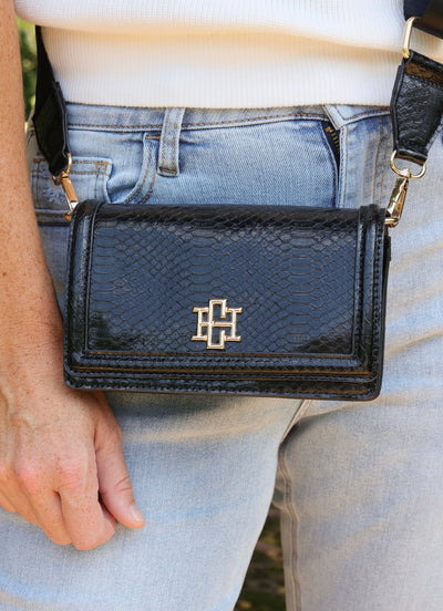 Maverick Crossbody with Pocket BLACK