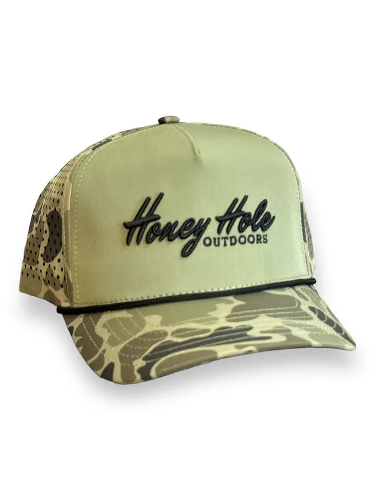 Performance Rope Hat - GREEN CAMO