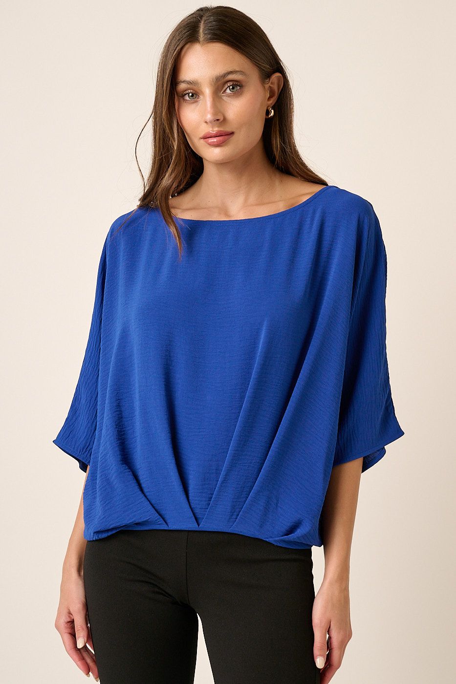 ALEXANDRA BOAT NECK TOP