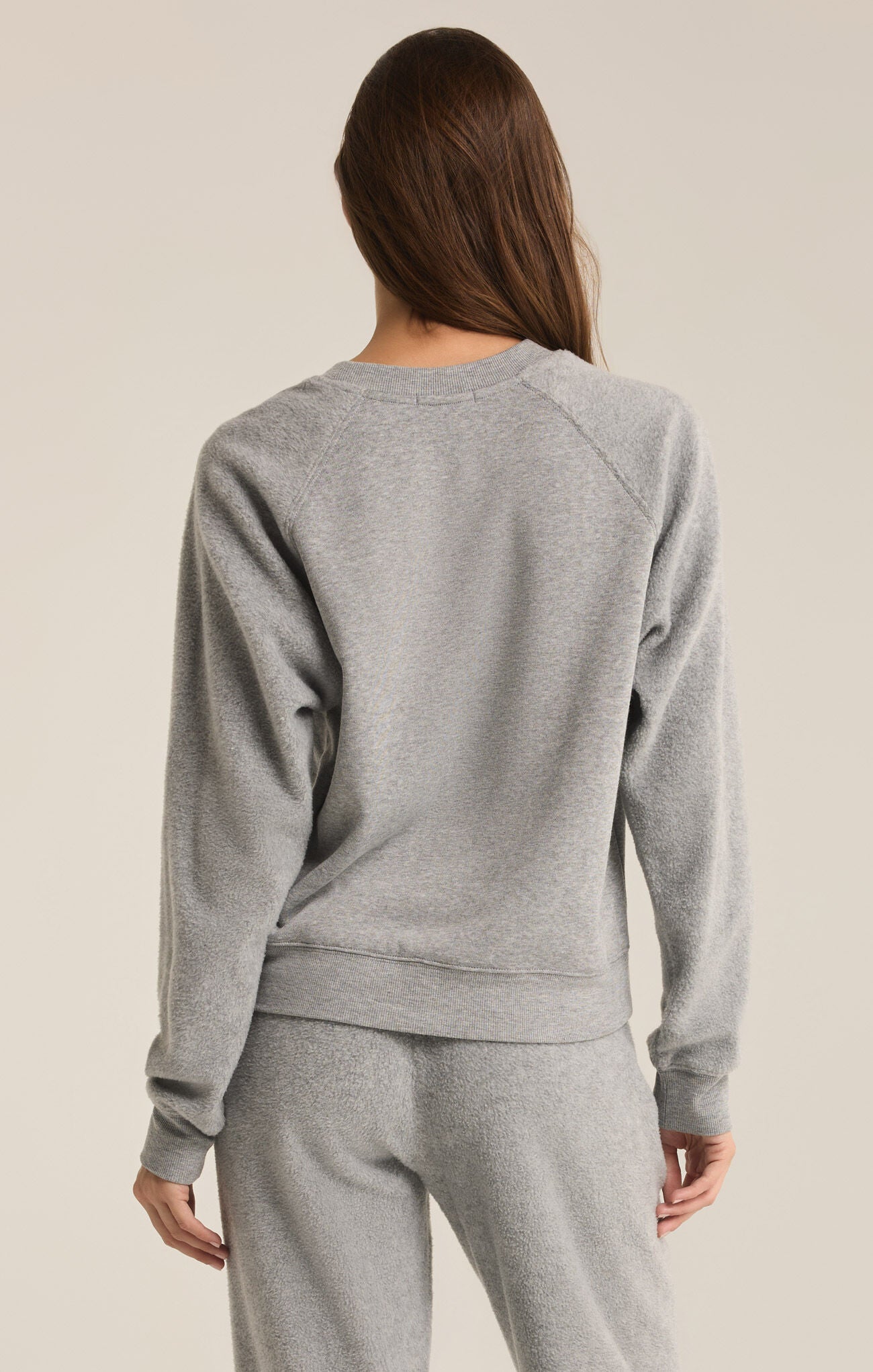 SALDANA REVERSE FLEECE TOP