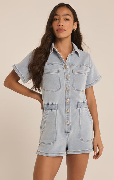 ELIAS DENIM ROMPER