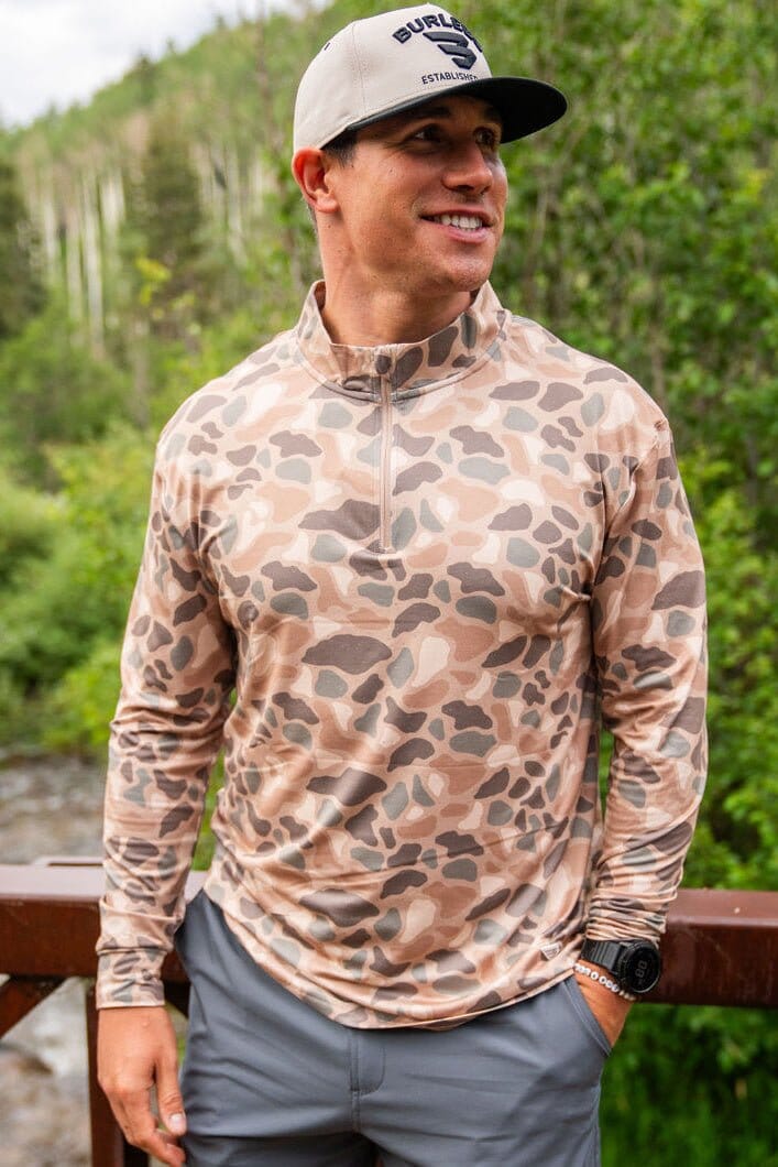 Performance Quarter Zip -Pintail Camo