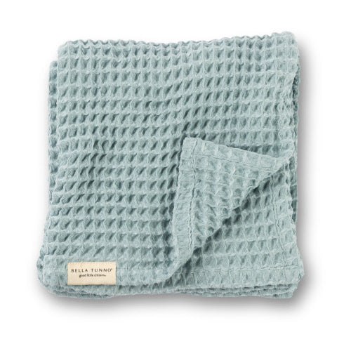 WAFFLE BABY BLANKET - FOG