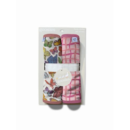 BUTTERFLY BURP CLOTH SET