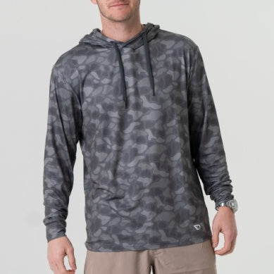 B PERF HOODIE - STONE CAMO