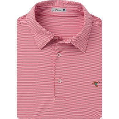 CURRY CLASSIC PINSTRIPE PERFORMANCE POLO