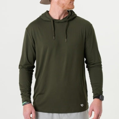 B PERF HOODIE - MALLARD GREEN
