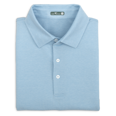 BLUEBELL SCALES TEXTURED POLO