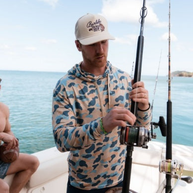 B PERF HOODIE - ROCKPORT CAMO