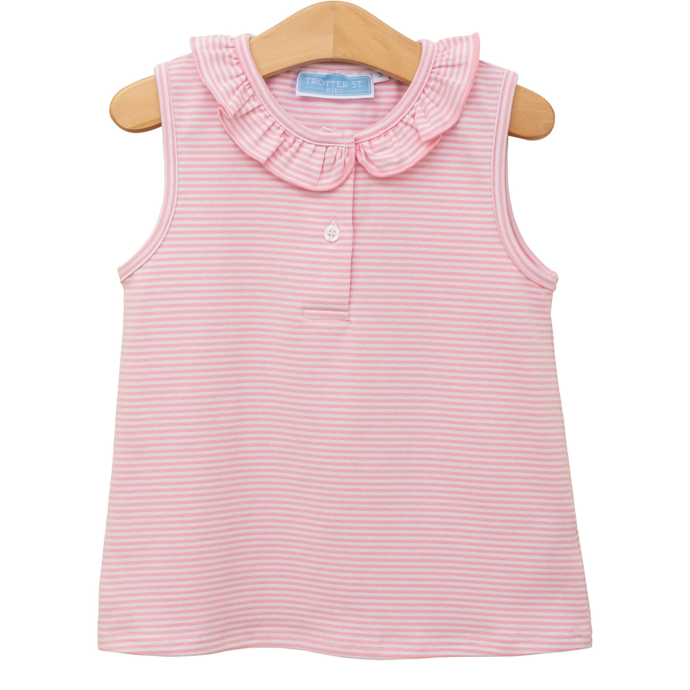 NORA TANK - LT PINK STRIPE