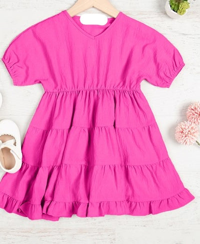 BUBBLY TIERED DRESS (GIRLS)