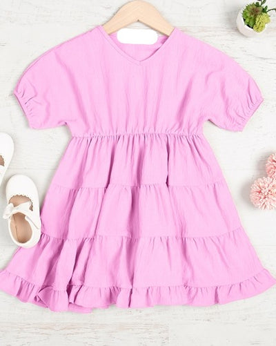 BUBBLY TIERED DRESS (GIRLS)