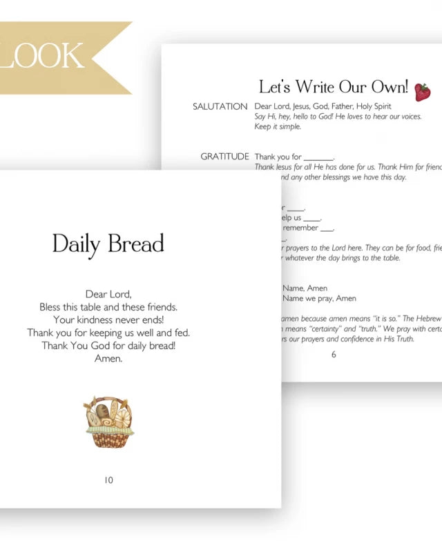 Daily Bread - MEAL TIME BLESSING BOOK
