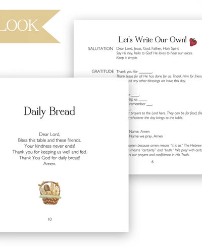 Daily Bread - MEAL TIME BLESSING BOOK