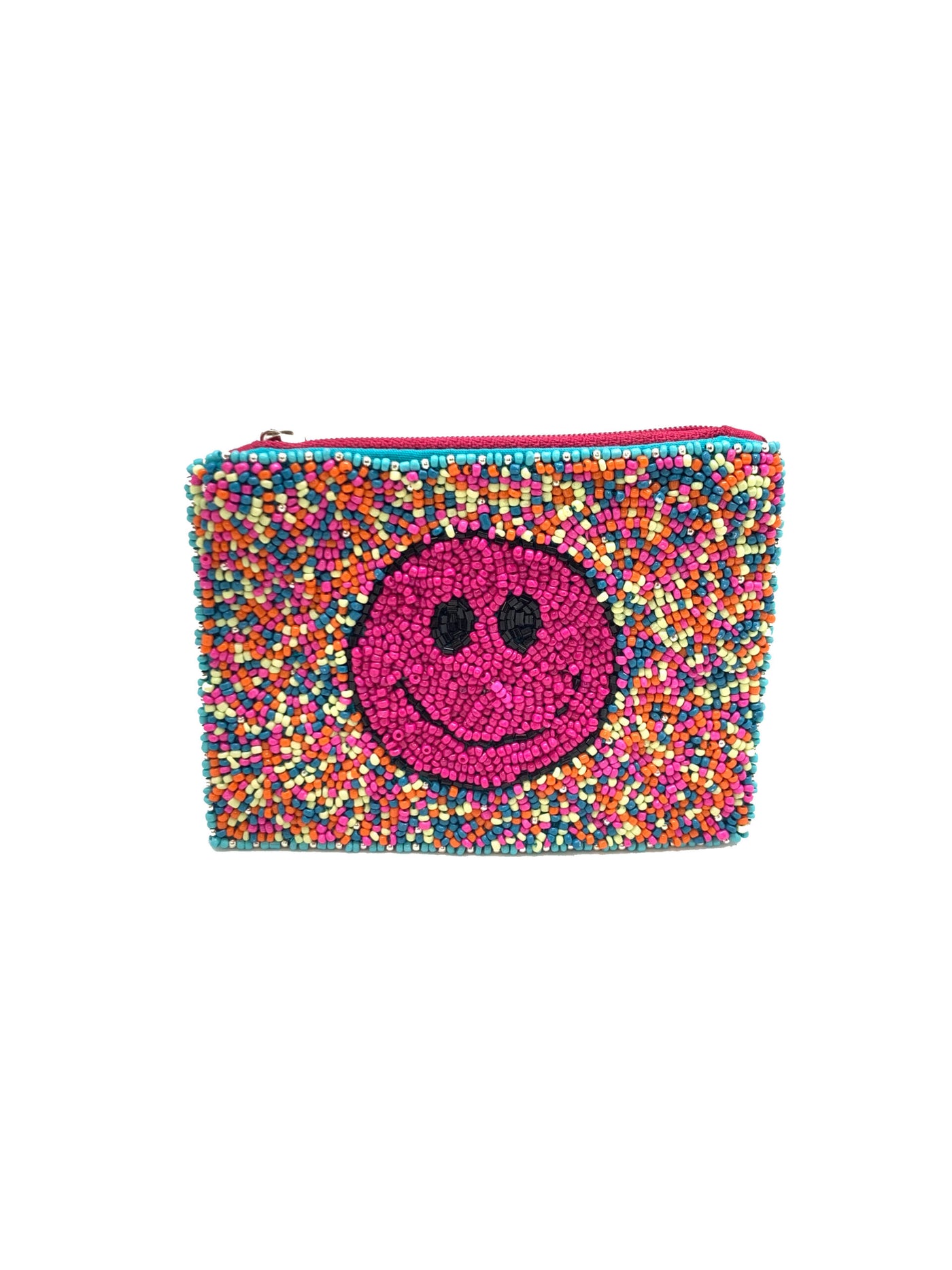 BEADED COIN POUCH