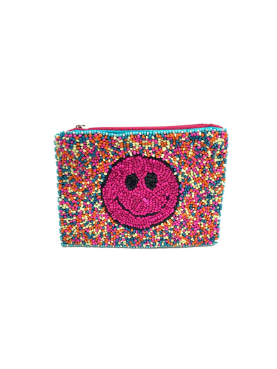 BEADED COIN POUCH