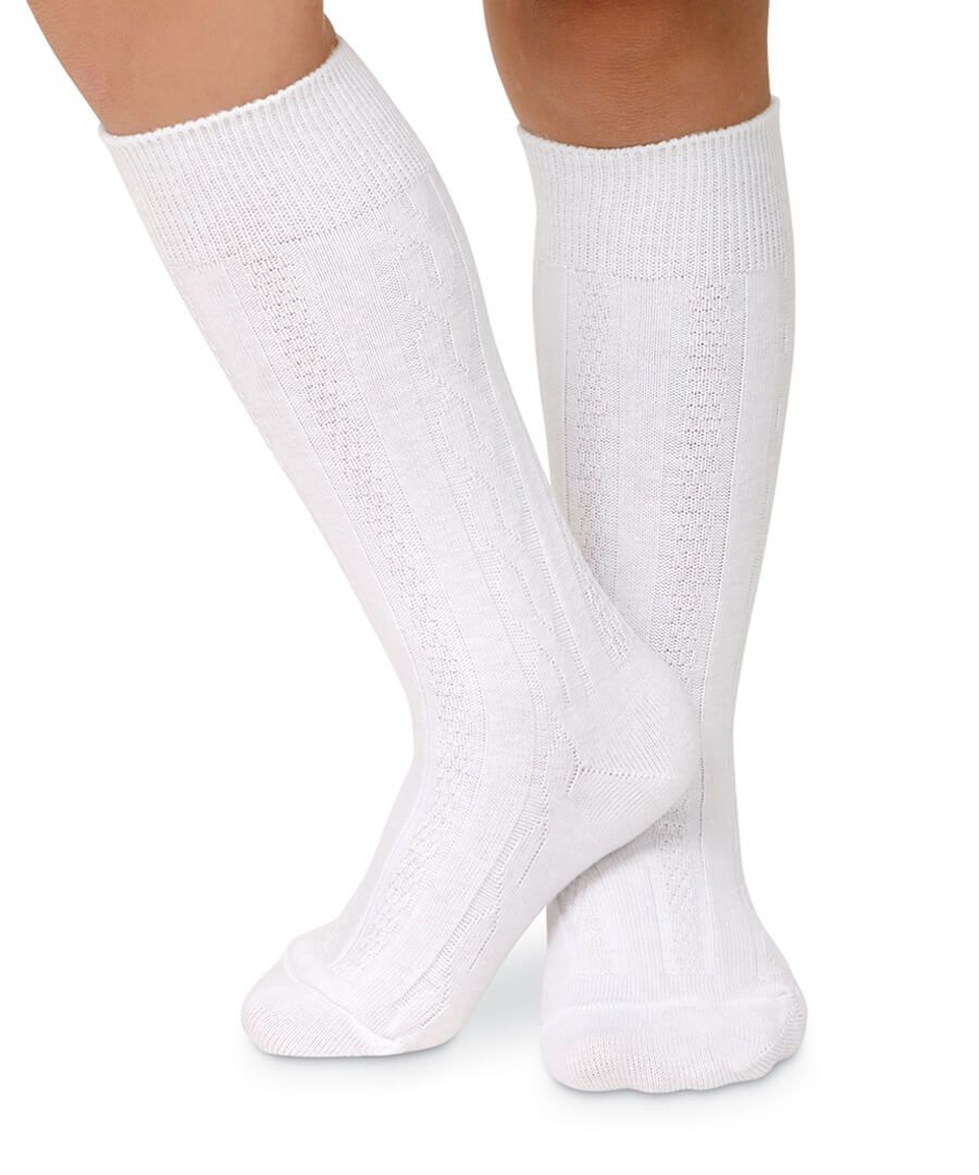 CABLE KNEE HIGH SOCK